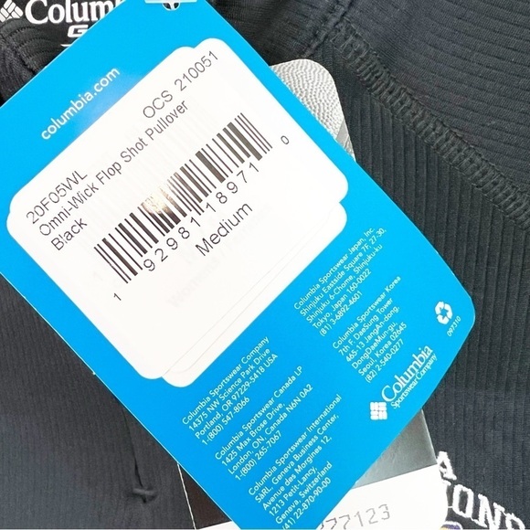 COLUMBIA GOLF BLACK 1/4 ZIP LA LAKERS CHAMPIONS PULLOVER JACKET MEDIUM NEW - Picture 3 of 5